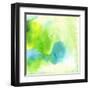 Abstract Watercolor Hand Painted Background-katritch-Framed Art Print