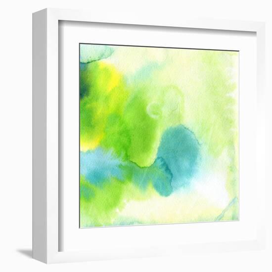 Abstract Watercolor Hand Painted Background-katritch-Framed Art Print