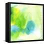 Abstract Watercolor Hand Painted Background-katritch-Framed Stretched Canvas