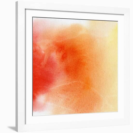 Abstract Watercolor Hand Painted Background-katritch-Framed Art Print