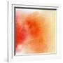 Abstract Watercolor Hand Painted Background-katritch-Framed Art Print