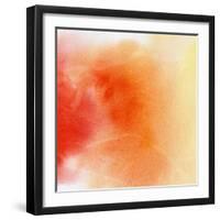 Abstract Watercolor Hand Painted Background-katritch-Framed Art Print