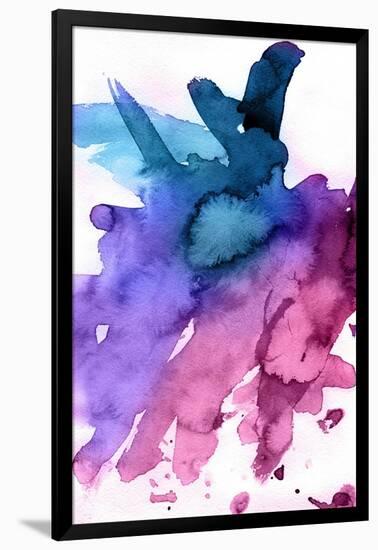 Abstract Watercolor Hand Painted Background-katritch-Framed Art Print