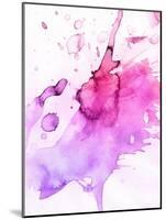 Abstract Watercolor Hand Painted Background-katritch-Mounted Art Print