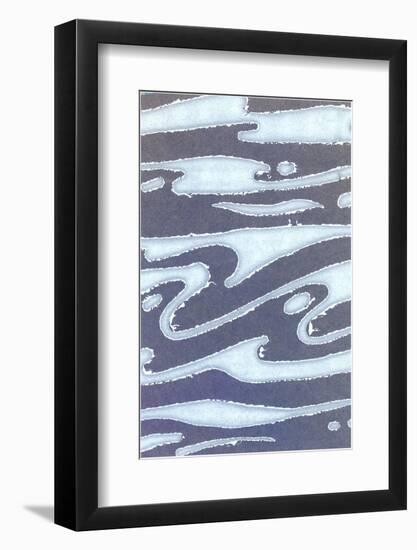 Abstract Wave Pattern-Found Image Holdings Inc-Framed Photographic Print