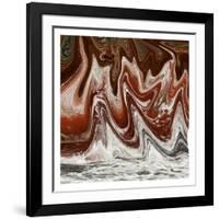 Abstract Waves 2-Sheldon Lewis-Framed Art Print