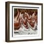 Abstract Waves 2-Sheldon Lewis-Framed Art Print