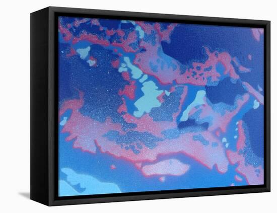 Abstract Waves-Abstract Graffiti-Framed Stretched Canvas