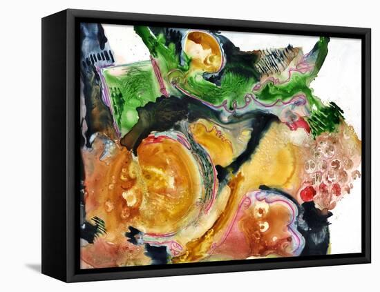 Abstract WC-Blenda Tyvoll-Framed Stretched Canvas