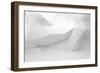 Abstract White 3D Interior with Polygonal Pattern on the Wall-Eugene Sergeev-Framed Art Print