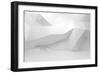 Abstract White 3D Interior with Polygonal Pattern on the Wall-Eugene Sergeev-Framed Art Print