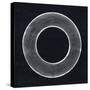 Abstract White Circle-Eline Isaksen-Stretched Canvas