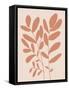 Abstract Wildflowers in Terracotta-null-Framed Stretched Canvas