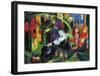 Abstract with Cattle-Franz Marc-Framed Giclee Print