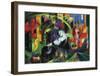 Abstract with Cattle-Franz Marc-Framed Giclee Print