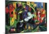 Abstract with Cattle-Franz Marc-Mounted Giclee Print