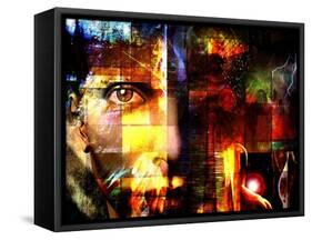 Abstract With Face-rolffimages-Framed Stretched Canvas