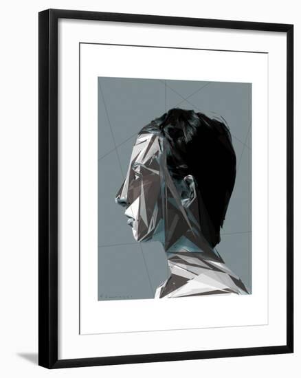 Abstract Woman I-Enrico Varrasso-Framed Art Print