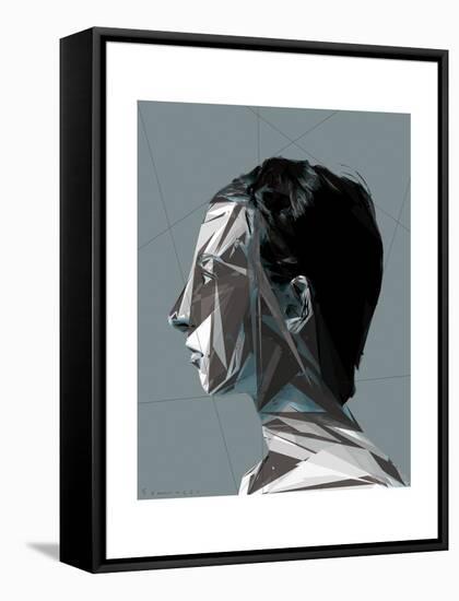 Abstract Woman I-Enrico Varrasso-Framed Stretched Canvas