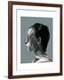 Abstract Woman I-Enrico Varrasso-Framed Art Print