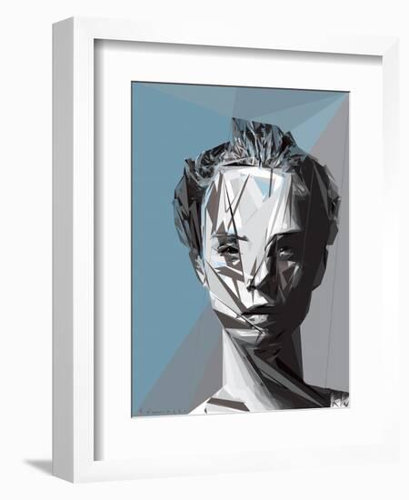 Abstract Woman II-Enrico Varrasso-Framed Art Print