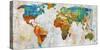 Abstract World Map-Paul Duncan-Stretched Canvas