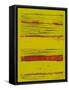 Abstract Yellow and Red Study-Emma Moore-Framed Stretched Canvas