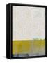 Abstract Yellow Flower-Emma Moore-Framed Stretched Canvas