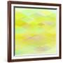 Abstract Yellow Geometrical Background-epic44-Framed Art Print