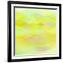 Abstract Yellow Geometrical Background-epic44-Framed Art Print