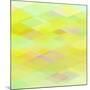 Abstract Yellow Geometrical Background-epic44-Mounted Art Print