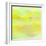 Abstract Yellow Geometrical Background-epic44-Framed Art Print