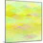 Abstract Yellow Geometrical Background-epic44-Mounted Art Print