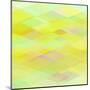 Abstract Yellow Geometrical Background-epic44-Mounted Art Print