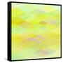 Abstract Yellow Geometrical Background-epic44-Framed Stretched Canvas