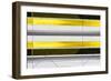 Abstract Yellow Parallels-NaxArt-Framed Premium Giclee Print