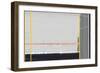 Abstract Yellow-NaxArt-Framed Art Print