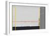 Abstract Yellow-NaxArt-Framed Art Print