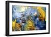 Abstract Yellow-RUNA-Framed Giclee Print