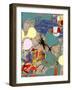 Abstract Zolo II-Ricki Mountain-Framed Art Print