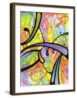Abstract-Dean Russo-Framed Giclee Print