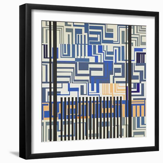 Abstract-Manuel Ros-Framed Giclee Print