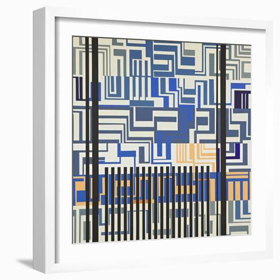 Abstract-Manuel Ros-Framed Giclee Print