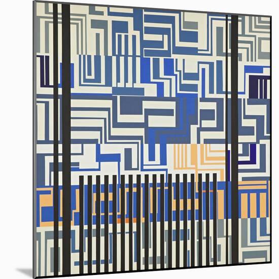 Abstract-Manuel Ros-Mounted Giclee Print