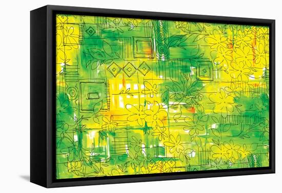 Abstract-Stessi-Framed Stretched Canvas