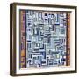 Abstract-Manuel Ros-Framed Giclee Print