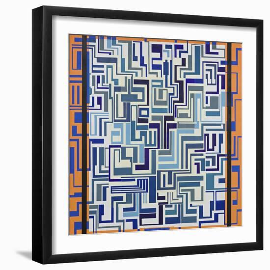 Abstract-Manuel Ros-Framed Giclee Print