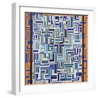 Abstract-Manuel Ros-Framed Giclee Print