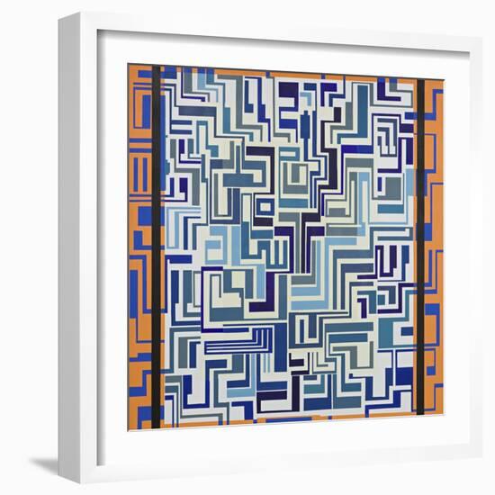 Abstract-Manuel Ros-Framed Giclee Print