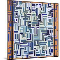 Abstract-Manuel Ros-Mounted Giclee Print